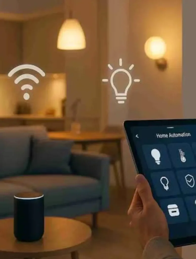 controle domotique de la maison sur tablette