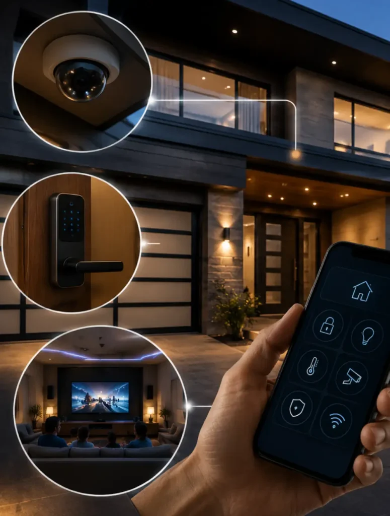 systeme domotique maison intelligente sur smartphone