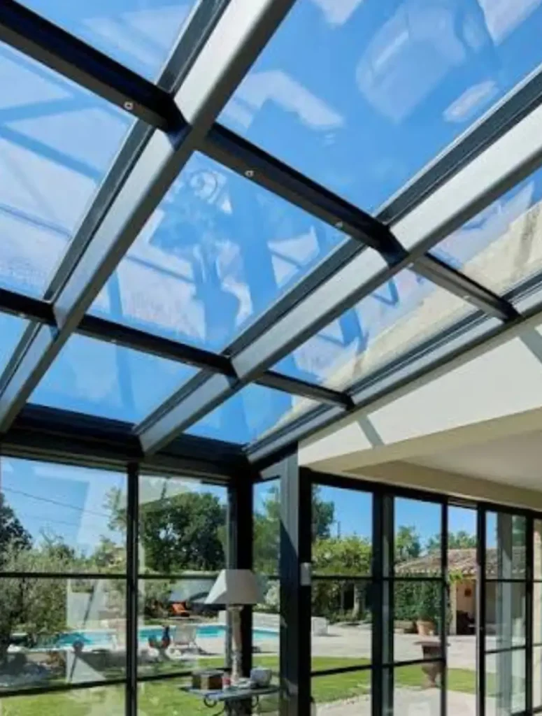 toiture vitree aluminium pour veranda